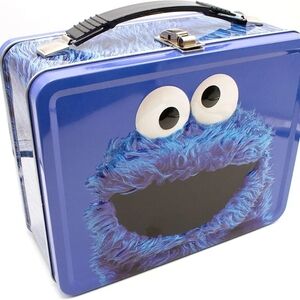 Cookie Monster Sesame Street Aquarius Embossed Tin Fun Box NWT 2019 Collectible